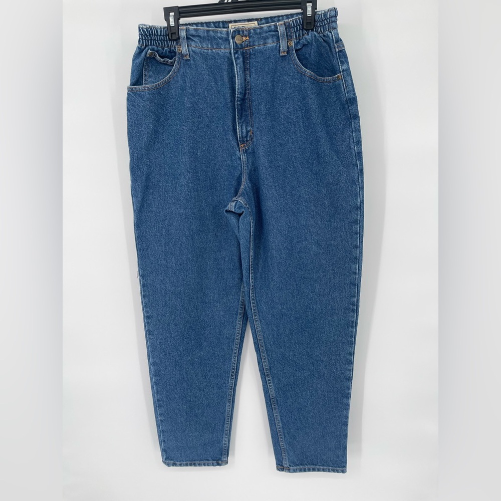 L.L. Bean Classic Blue Jeans vintage size 14